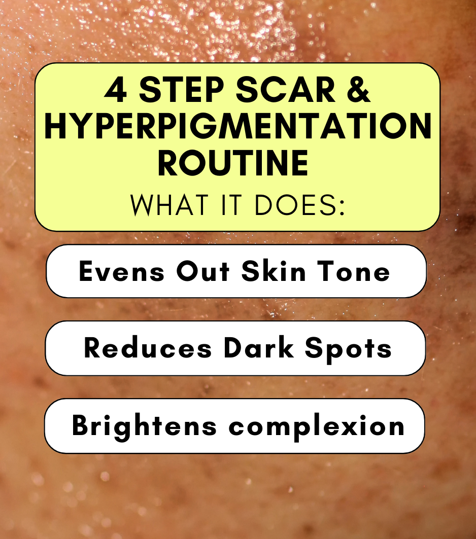 4 Step Hyperpigmentation & Scar Routine - AYVA DIOR COSMETICS 