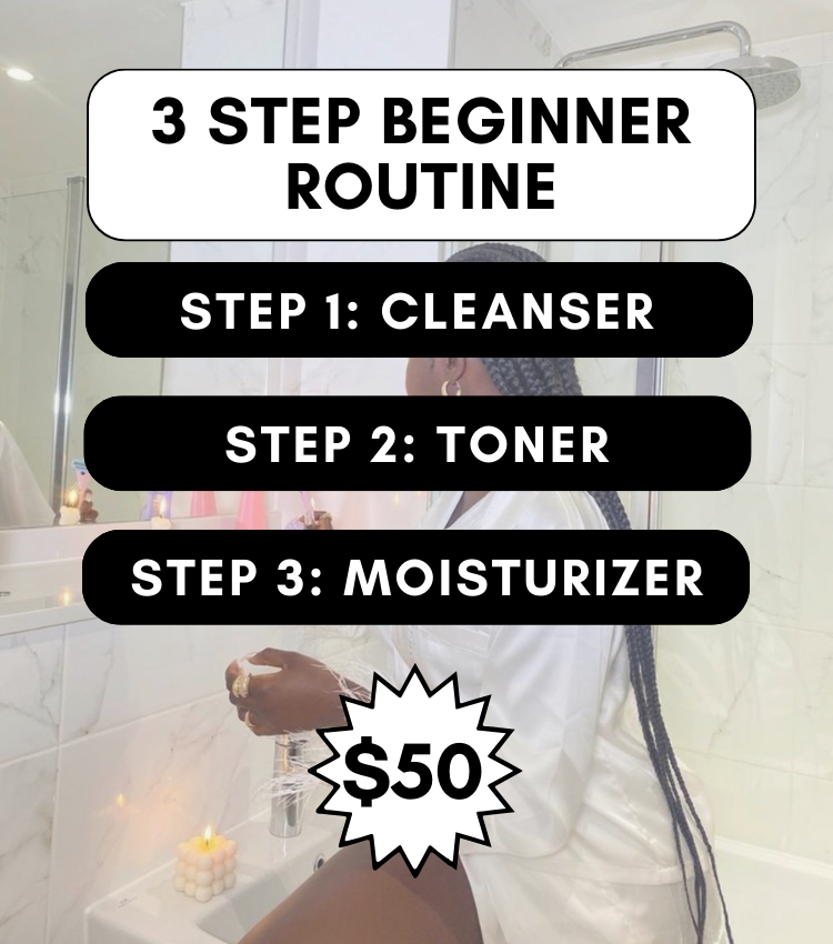 3 Step Starter Kit: Choose your Cleanser, Toner, Moisturize - AYVA DIOR COSMETICS 