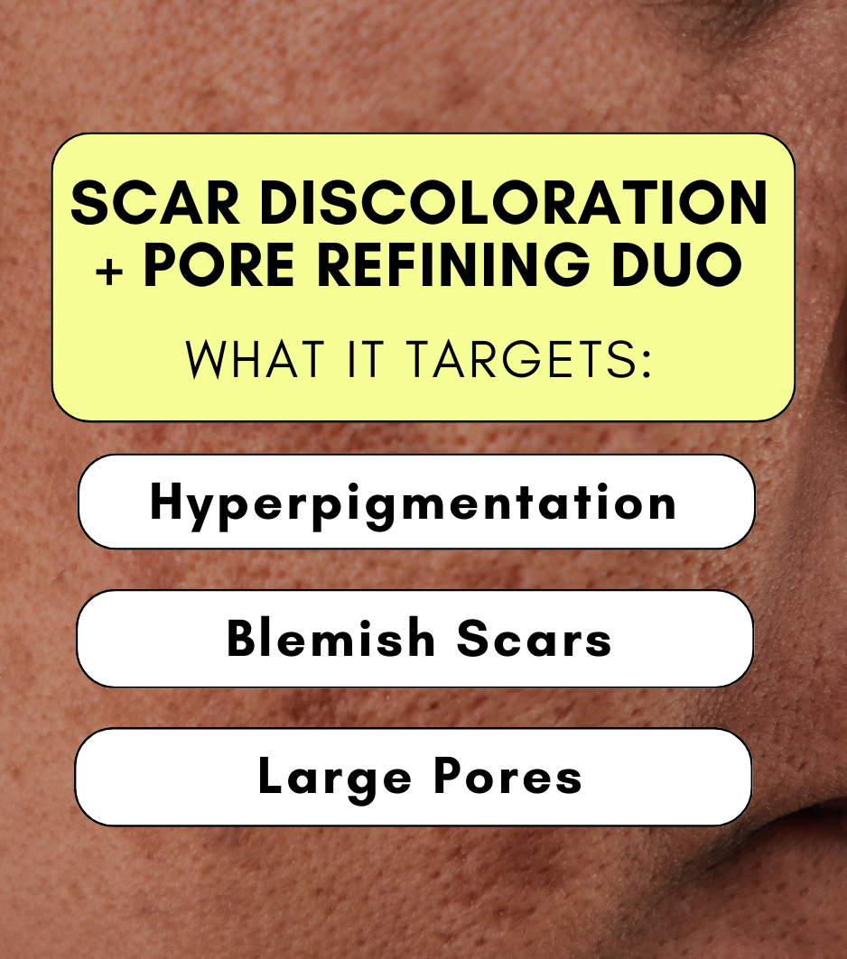 Scar Discoloration + Pore Refining Duo - AYVA DIOR COSMETICS 