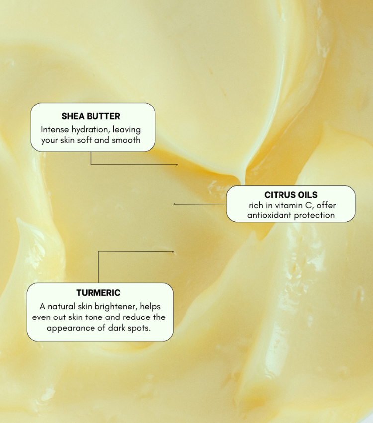 Turmeric Whipped Body Butter - AYVA DIOR COSMETICS 